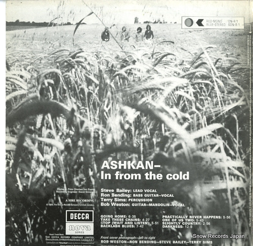 ASHKAN in from the cold SDNR1