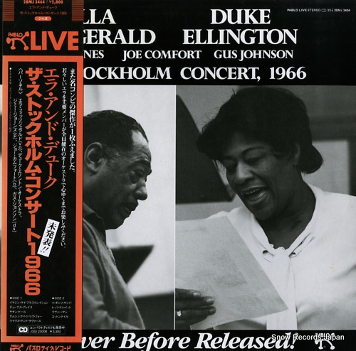 FITZGERALD, ELLA, AND DUKE ELLINGTON the stockholm concert, 1966 28MJ3464