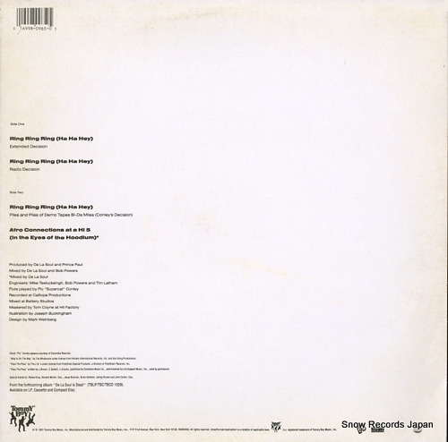 DE LA SOUL ring ring ring (ha ha hey) TB965