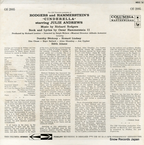 ANDREWS, JULIE rodgers and hammerstein's 