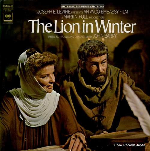 BARRY, JOHN the lion in winter OS3250
