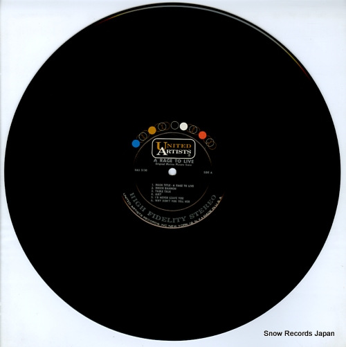 RIDDLE, NELSON a rage to live UAS5130