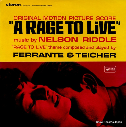 RIDDLE, NELSON a rage to live UAS5130
