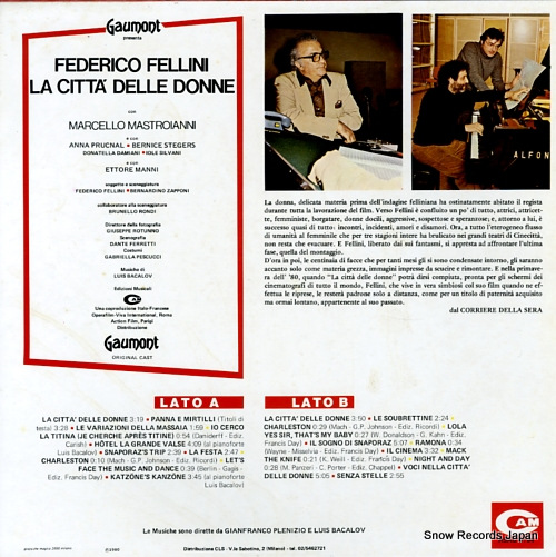 BACALOV, LUIS la citta' delle donne RSAG9104