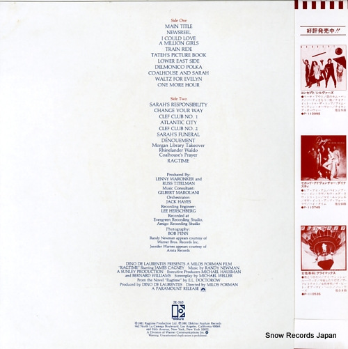 NEWMAN, RANDY ragtime P-11130