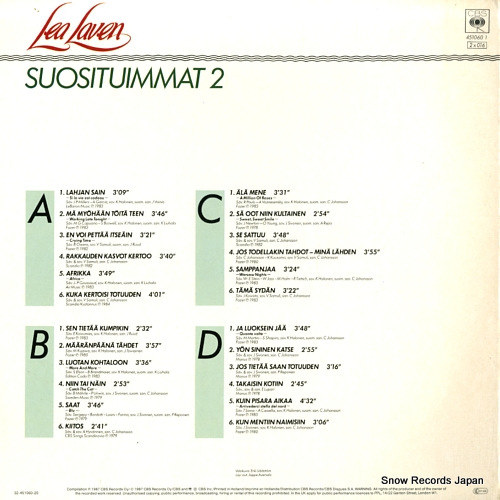 LAVEN, LEA suosituimmat 2 CBS4510601