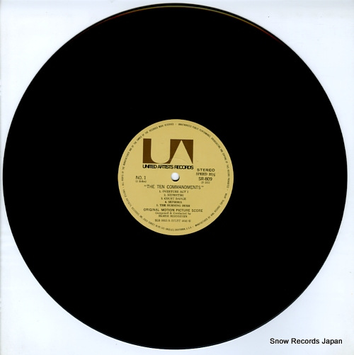 BERNSTEIN, ELMER the ten commandments SR809