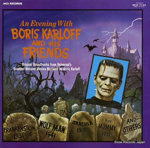 KARLOFF, BORIS an evening with boris karloff and his friends MCA-7149
