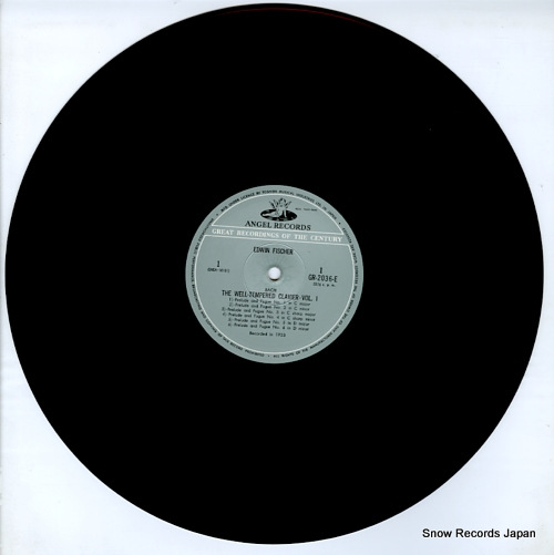 FISCHER, EDWIN bach; the well-tempered clavier GR-2036-E