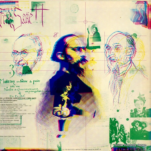 TAKAHASHI, YUJI satie; de la periode humoristique d'erik satie OX-7165-ND