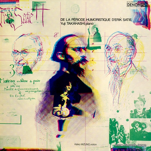 TAKAHASHI, YUJI satie; de la periode humoristique d'erik satie OX-7165-ND
