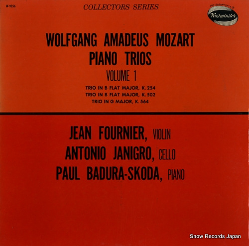 FOURNIER, JEAN mozart; piano trios volume 1 W-9056