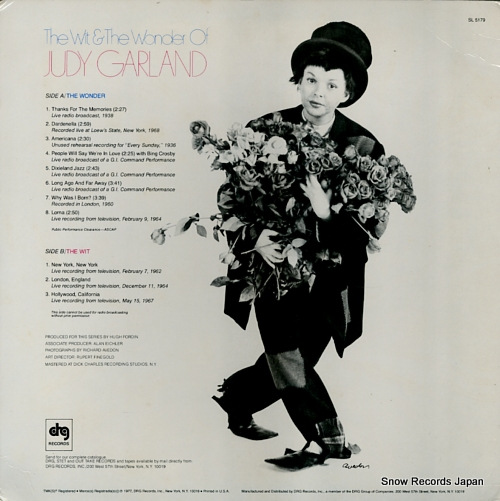 ǥ the wit & the wonder of judy garland SL5179
