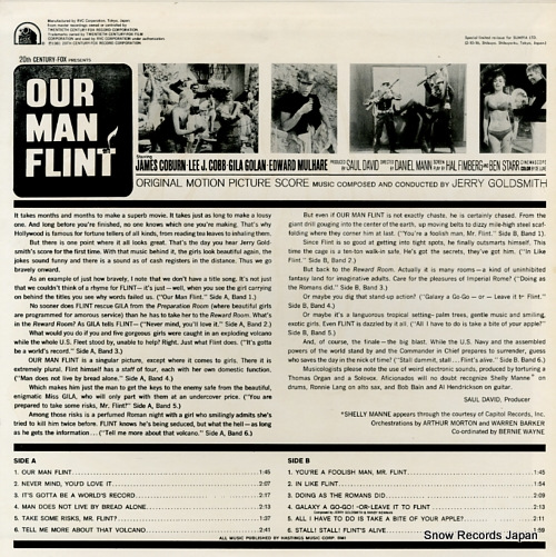 GOLDSMITH, JERRY our man flint CR-10028
