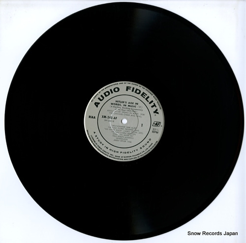 V/A hitler's age in words, in music XM-242-AF