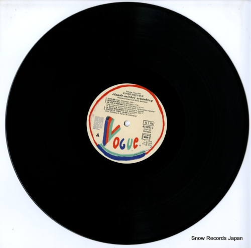 SCHONBERG, CLAUDE-MICHEL le double disques d'or de 416031