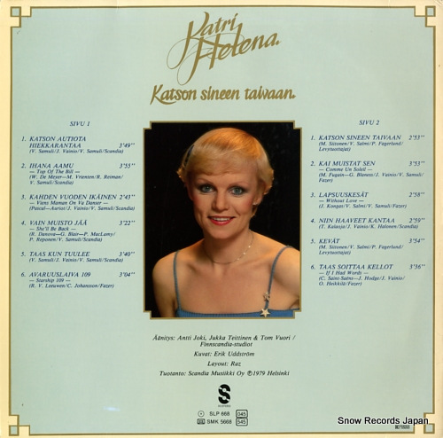 ȥꡦإ katson sineen taivaan SLP668