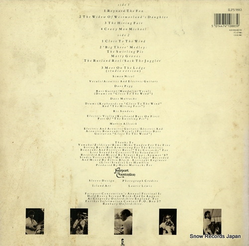 FAIRPORT CONVENTION in real time ILPS9883