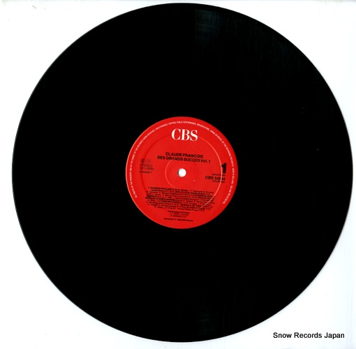 FRANCOIS, CLAUDE ses grands succes vol.1 CBS54544
