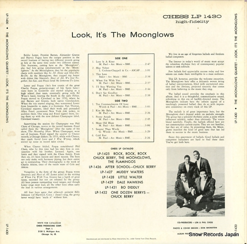MOONGLOWS, THE look! it's the moonglows PLP-808