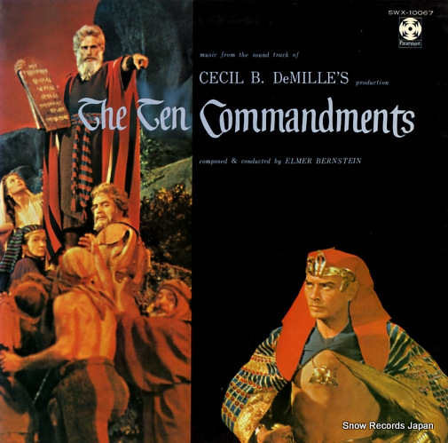 BERNSTEIN, ELMER the ten commandments SWX-10067