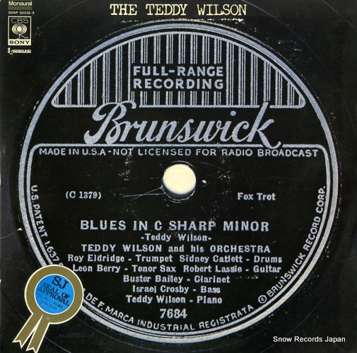 WILSON, TEDDY the teddy wilson SONP50332-3