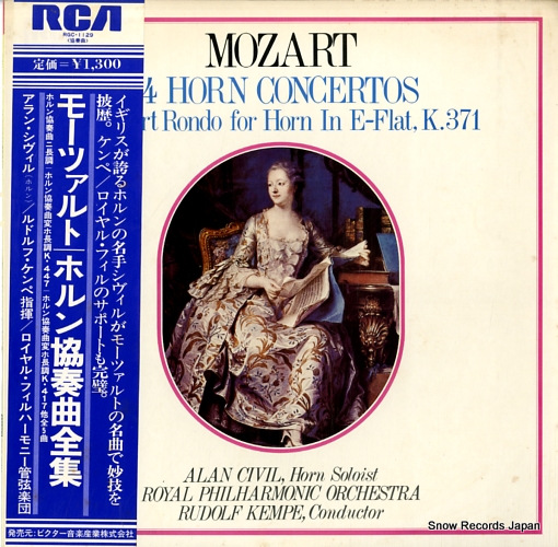 KEMPE, RUDOLF mozart; 4 horn concertos RGC-1129