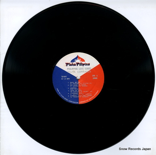 CORALES, PILITA philippine love songs volume1 TSP-5047