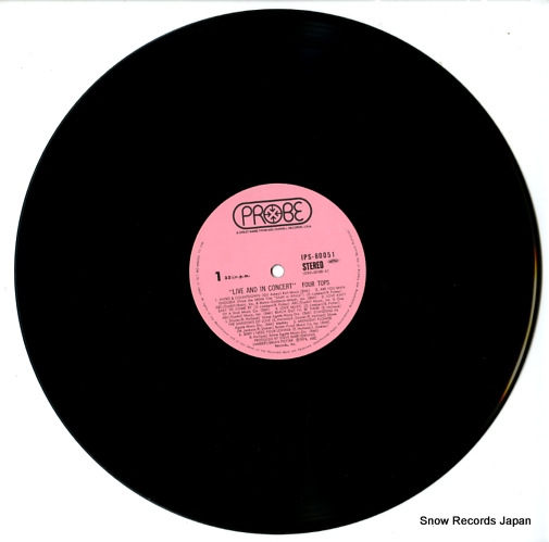 FOUR TOPS, THE live & in concert IPS-80051