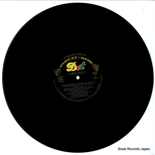 BOONE, PAT pat boone's great hits SJET-7159