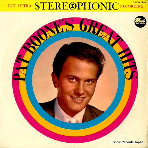BOONE, PAT pat boone's great hits SJET-7159