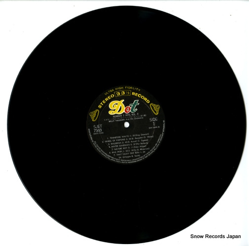 VAUGHN, BILLY number 1 hits vol.2 SJET-7363