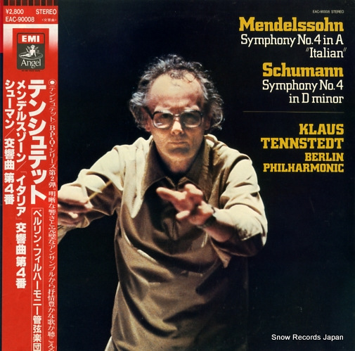 TENNSTEDT, KLAUS mendelssohn; symphony no.4 in a 