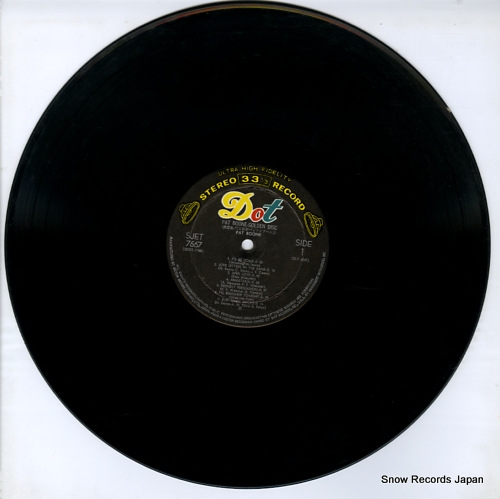 BOONE, PAT golden disk SJET-7567