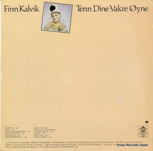 KALVIK, FINN tenn dine vakre oyne POLS358