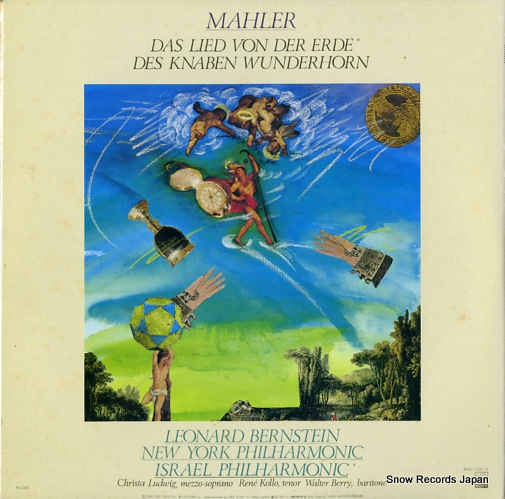 BERNSTEIN, LEONARD mahler; das lied von der erde/des knaben wunderhorn 30AC1104