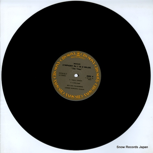 BERNSTEIN, LEONARD mahler; symphony no.1 