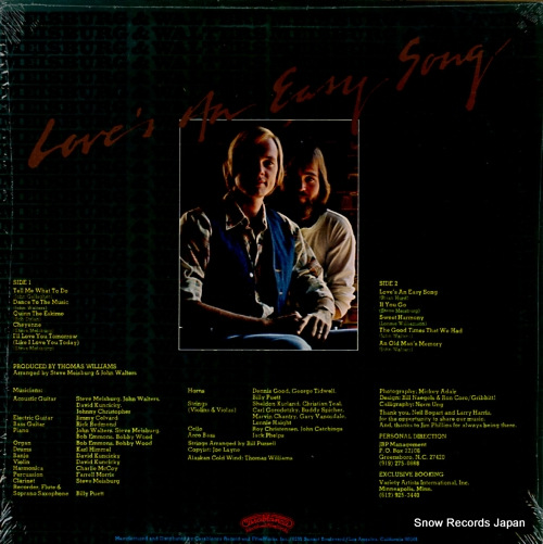 MEISBURG AND WALTERS love's an easy song NBLP7067