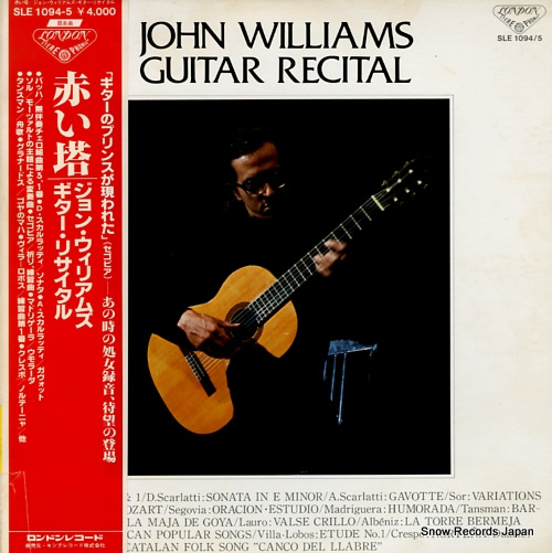 WILLIAMS, JOHN guitar recital SLE1094