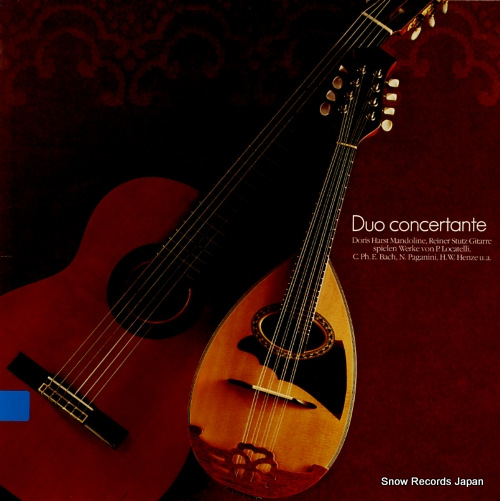 HARST, DORIS, AND REINER STUTZ duo concertante FSM53752