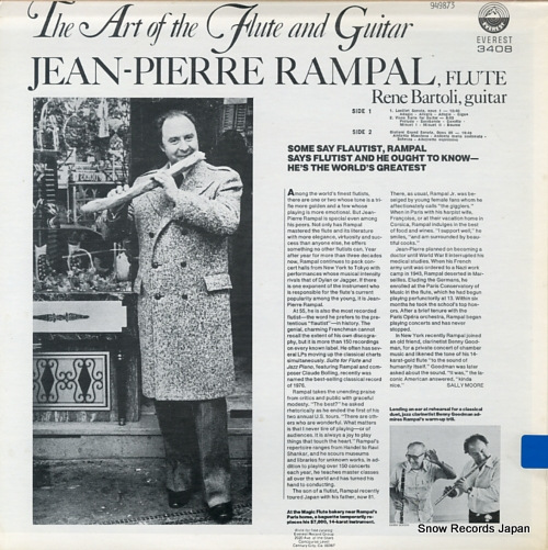 RAMPAL, JEAN-PIERRE the art of the flute and guitar SDBR3408