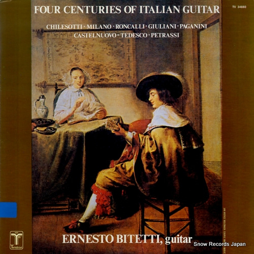 BITETTI, ERNESTO four centuries of italian guitar TV34680