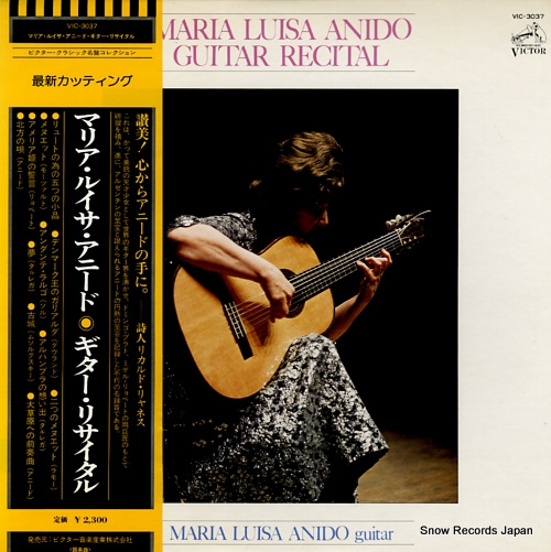 ANIDO, MARIA LUISA guitar recital VIC-3037