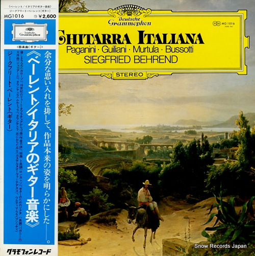 BEHREND, SIEGFRIED chitarra italiana MG1016