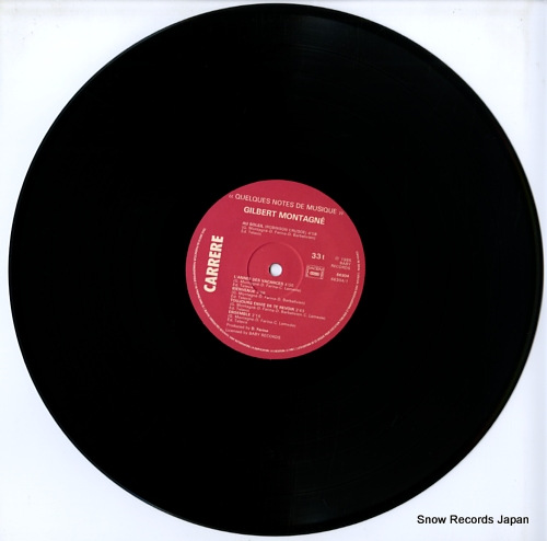MONTAGNE, GILBERT quelques notes de musique 66.304