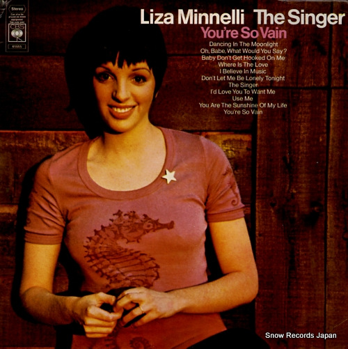 MINNELLI, LIZA the singer S65555