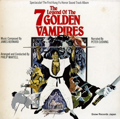 BERNARD, JAMES the legend of the 7 golden vampires K56085