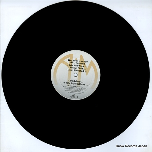 THOMSON, ALI deception is an art SP-4846