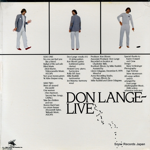 LANGE, DON live FF222