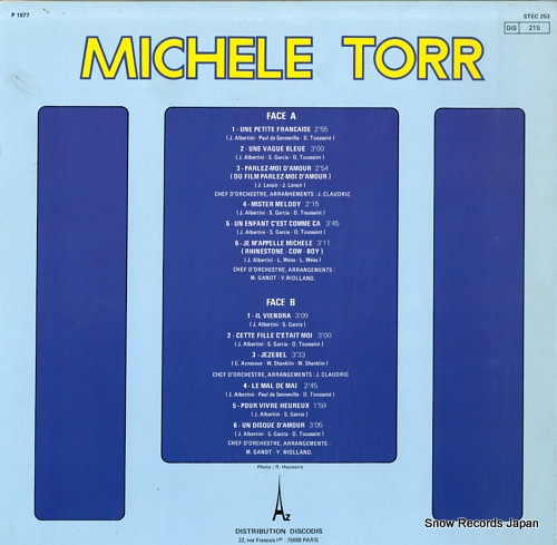 TORR, MICHELE une petite francaise - eurovision 77 STEC253